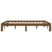 Bed Frame Honey Brown Solid Wood 140x200 cm 4FT6 Double.