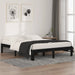 Bed Frame Black Solid Wood 160x200 cm 5FT King Size.