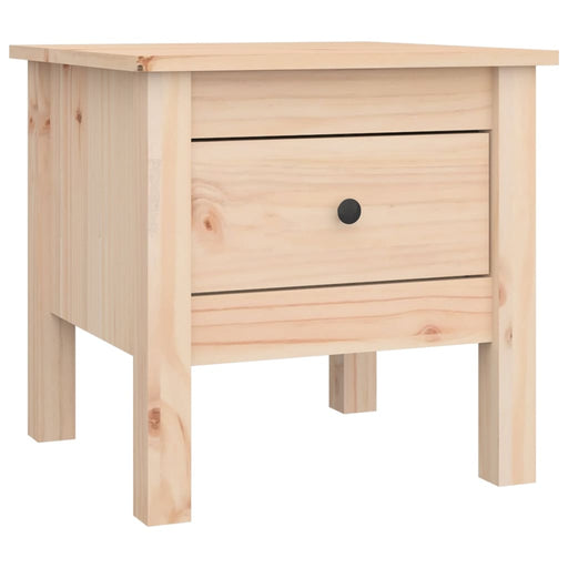 Side Table 40x40x39 cm Solid Wood Pine.