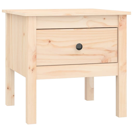 Side Table 50x50x49 cm Solid Wood Pine.