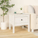 Side Tables 2 pcs White 50x50x49 cm Solid Wood Pine.