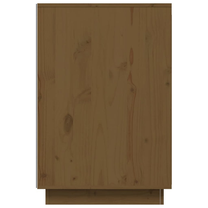 Desk Honey Brown 140x50x75 cm Solid Wood Pine.