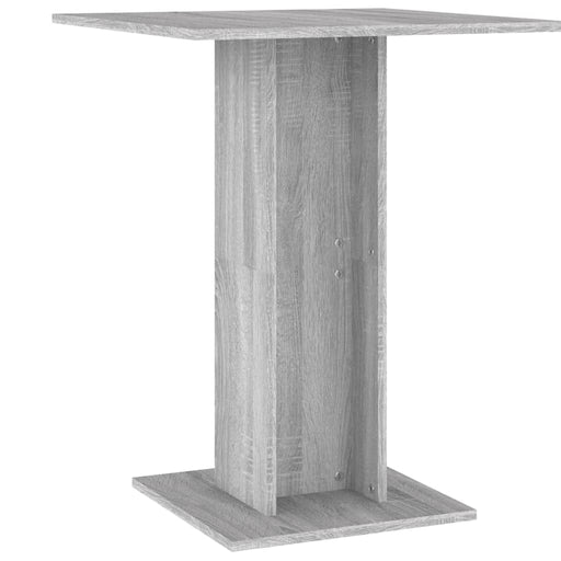 Bistro Table Grey Sonoma 60x60x75 cm Engineered Wood.