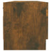 Wardrobe Smoked Oak 100x32.5x35 cm Engineered Wood.