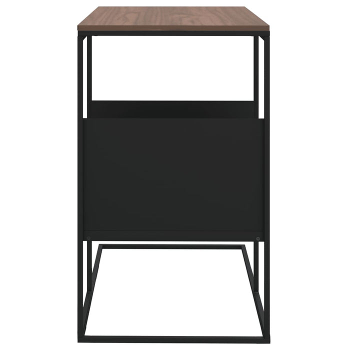 Side Table Black 55x36x59.5 cm Engineered Wood.