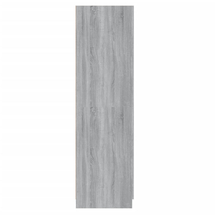 Wardrobe Grey Sonoma 80x50x180 cm Engineered Wood.