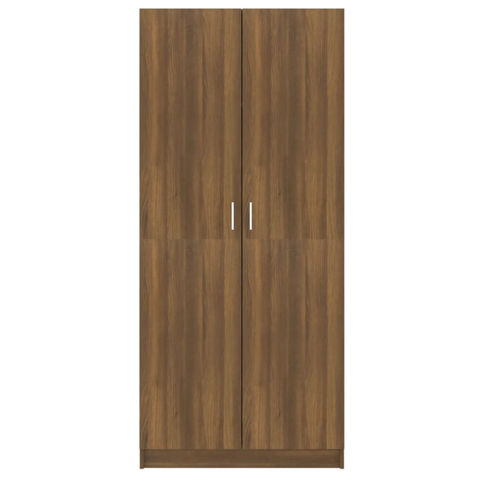 Wardrobe Brown Oak 80x50x180 cm Engineered Wood.