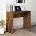 Desk Smoked Oak 90x40x72 cm Engineered Wood.