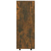 Wardrobe Smoked Oak 80x40x110 cm Engineered Wood.