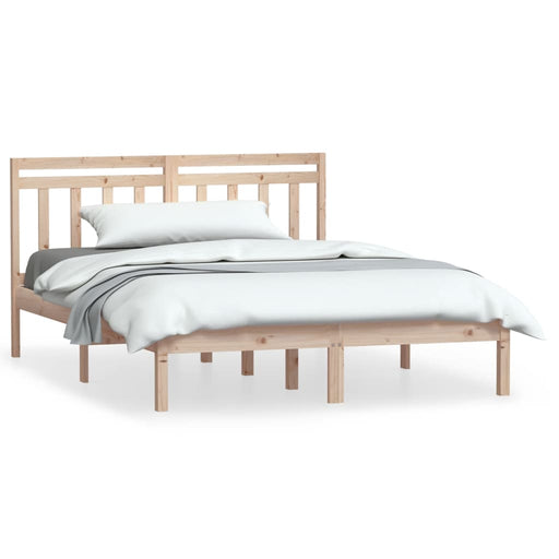 Bed Frame Solid Wood 120x200 cm 4FT Small Double.