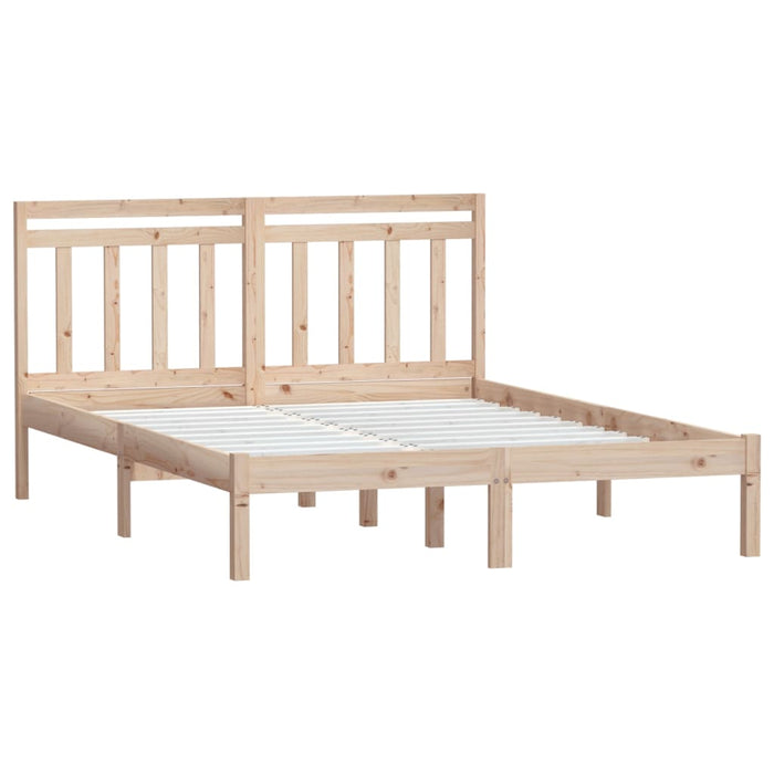 Bed Frame 150x200 cm King Size Solid Wood