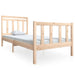 Bed Frame Solid Wood 90x200 cm 3FT Single.