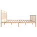 Bed Frame Solid Wood 160x200 cm 5FT King Size.