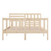 Bed Frame Solid Wood 150x200 cm King Size.