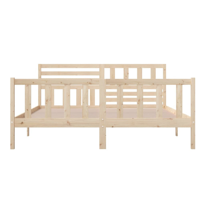 Bed Frame Solid Wood 180x200 cm Super King.