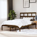 Bed Frame Honey Brown Solid Wood 150x200 cm 5FT King Size.