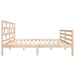Bed Frame Solid Wood 140x200 cm 4FT6 Double.