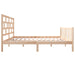 Bed Frame Solid Wood Pine 160x200 cm 5FT King Size.