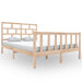 Bed Frame Solid Wood Pine 160x200 cm.