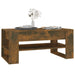 Coffee Table Smoked Oak 102x55x45 cm Engineered Wood.