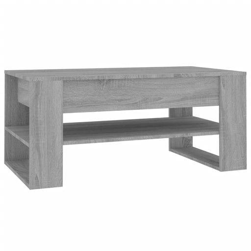 Coffee Table Grey Sonoma 102x55x45 cm Engineered Wood.