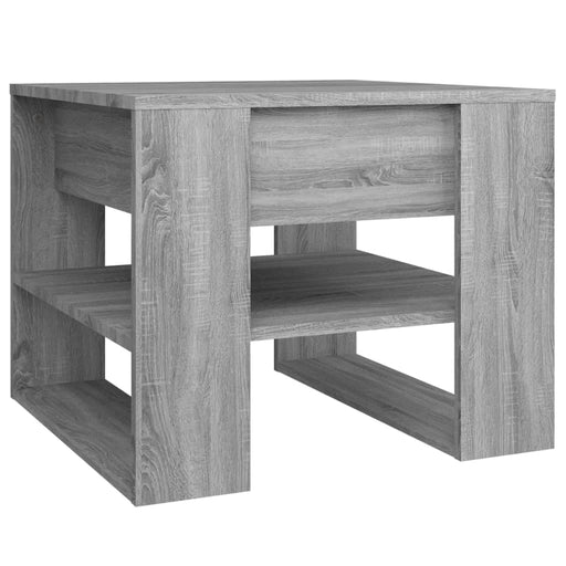 Coffee Table Grey Sonoma 55.5x55x45 cm Engineered Wood.