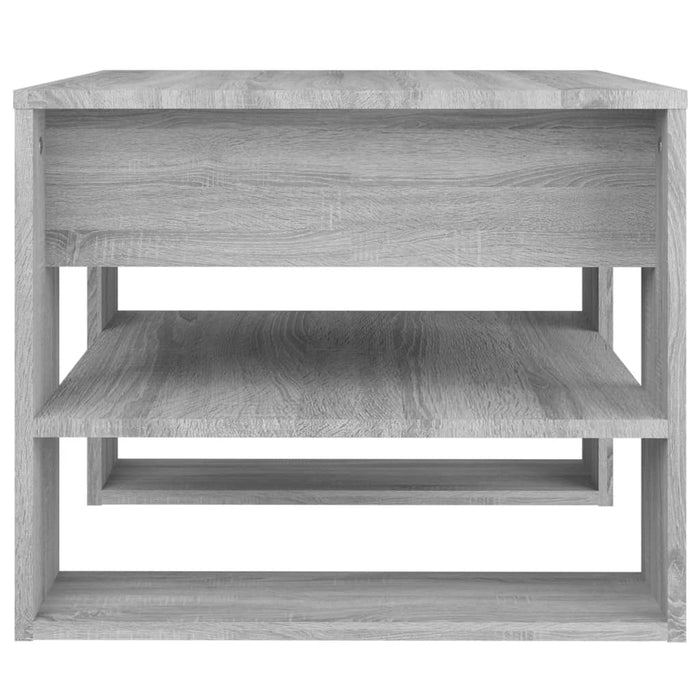 Coffee Table Grey Sonoma 55.5x55x45 cm Engineered Wood.