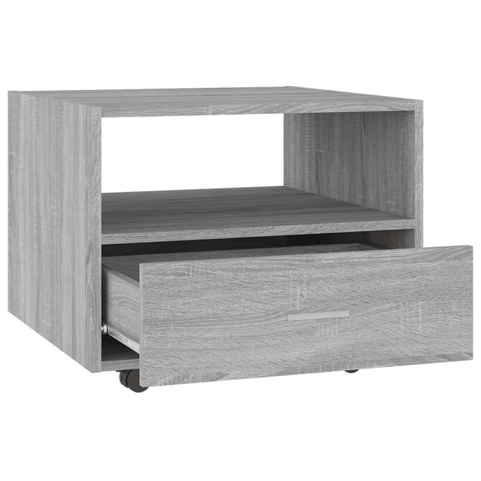 Coffee Table Grey Sonoma 55x55x40 cm Engineered Wood.