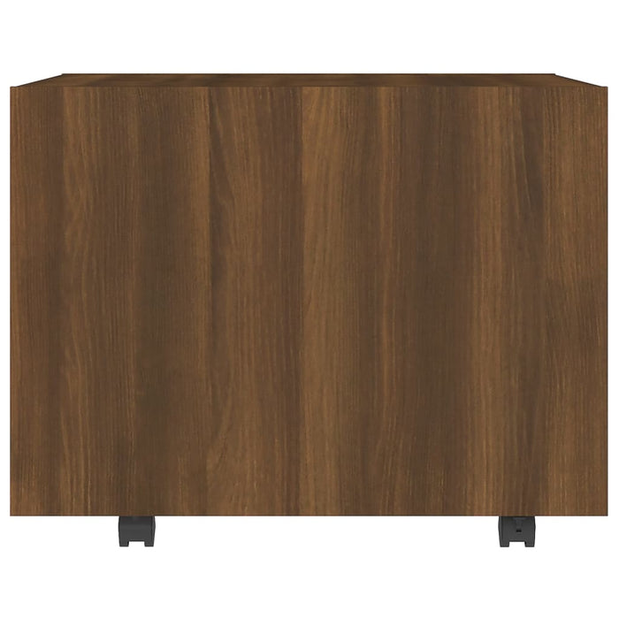 Coffee Table Brown Oak 55x55x40cm Engineered Wood.