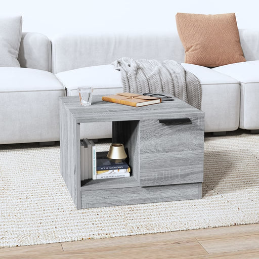 Coffee Table Grey Sonoma 50x50x36 cm Engineered Wood.