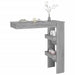 Wall Bar Table Grey Sonoma 102x45x103.5 cm Engineered Wood.