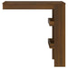 Wall Bar Table Brown Oak 102x45x103.5 cm Engineered Wood.
