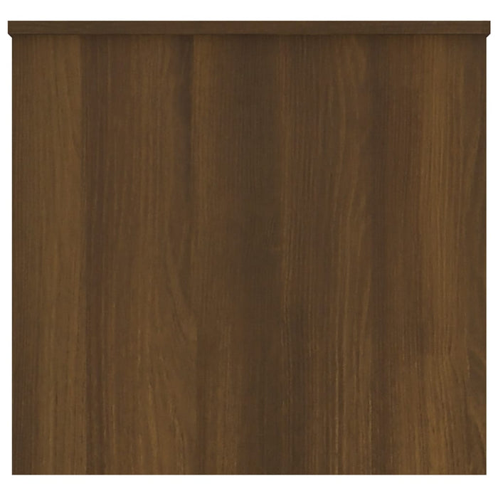 Coffee Table Brown Oak 102x55.5x52.5 cm Engineered Wood.