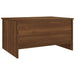 Coffee Table Brown Oak 80x55.5x41.5 cm Engineered Wood.