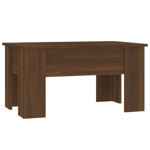 Coffee Table Brown Oak 79x49x41 cm Engineered Wood.