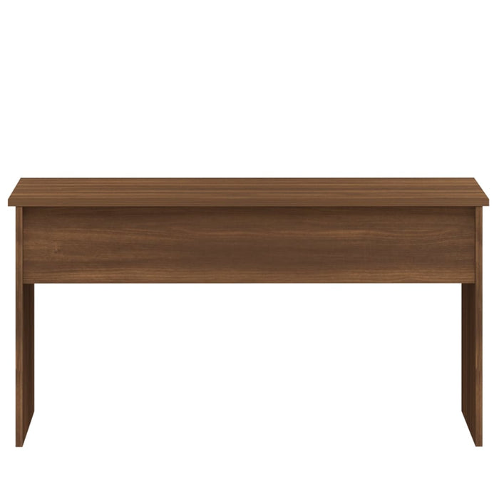 Coffee Table Brown Oak 102x50.5x52.5 cm Engineered Wood.