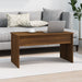 Coffee Table Brown Oak 102x50.5x52.5 cm Engineered Wood.