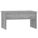 Coffee Table Grey Sonoma 80x50.5x41.5 cm Engineered Wood.