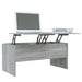 Coffee Table Grey Sonoma 102x50.5x46.5 cm Engineered Wood.