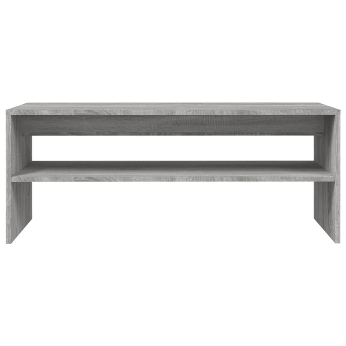 Coffee Table Grey Sonoma 100x40x40 cm Engineered Wood.