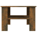 Coffee Table Smoked Oak 60x60x42 cm Engineered Wood.