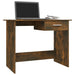 Desk Smoked Oak 100x50x76 cm Engineered Wood.