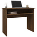 Desk Brown Oak 90x50x74 cm Engineered Wood.