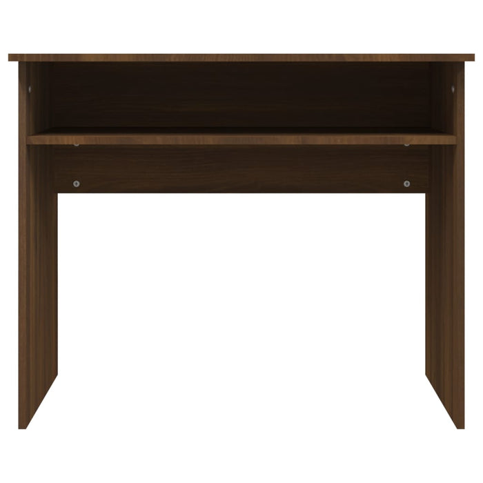 Desk Brown Oak 90x50x74 cm Engineered Wood.