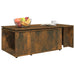 Coffee Table Smoked Oak 150x50x35 cm Engineered Wood.