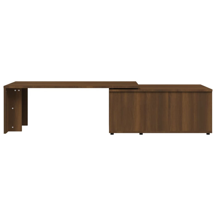 Coffee Table Brown Oak 150x50x35 cm Engineered Wood.