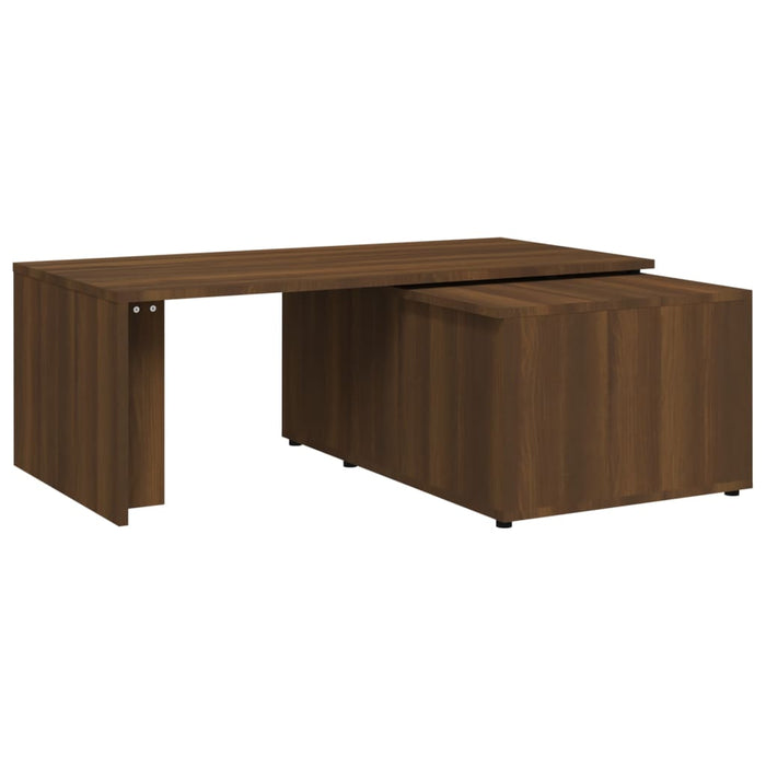 Coffee Table Brown Oak 150x50x35 cm Engineered Wood.
