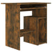 Desk Smoked Oak 80x45x74 cm Engineered Wood.