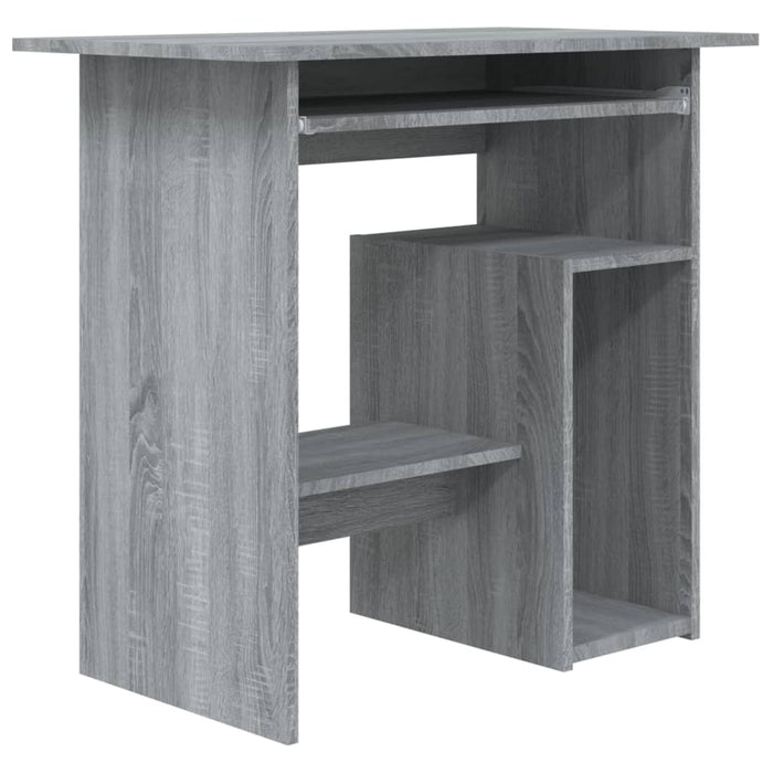 Desk Grey Sonoma 80x45x74 cm Engineered Wood.
