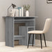 Desk Grey Sonoma 80x45x74 cm Engineered Wood.